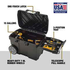 DeWalt DWST33090 15-Gal Contractor Chest - image 3