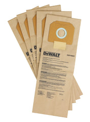 DeWalt DWV9401 Paper Bags for Dust Extractors, 5-Pack - image 1
