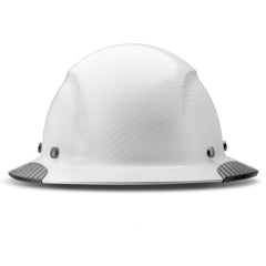 DAX White Carbon Full Brim Hard Hat - Gloss