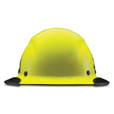 DAX Fifty 50 Carbon Fiber Full Brim Hardhat - Yellow