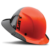 DAX Fifty 50 Carbon Fiber Full Brim Hardhat - Orange
