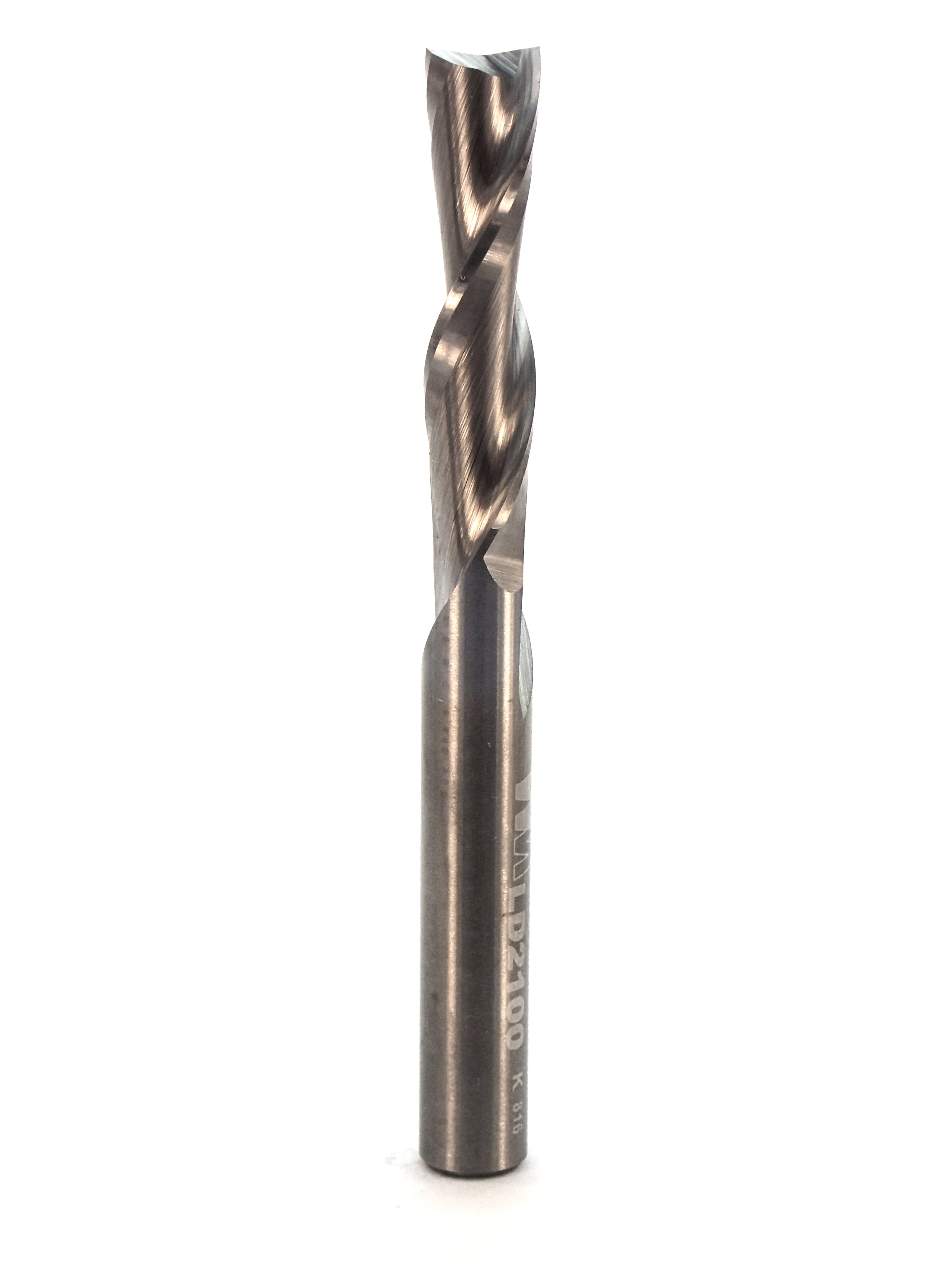 WHITESIDE LD2100 SOLID CARBIDE LEFT HAND DOWN CUT SPIRAL D=1/4" x 1" S=1/4"