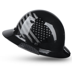 DAX Patriot Full Brim Hard Hat - Gloss