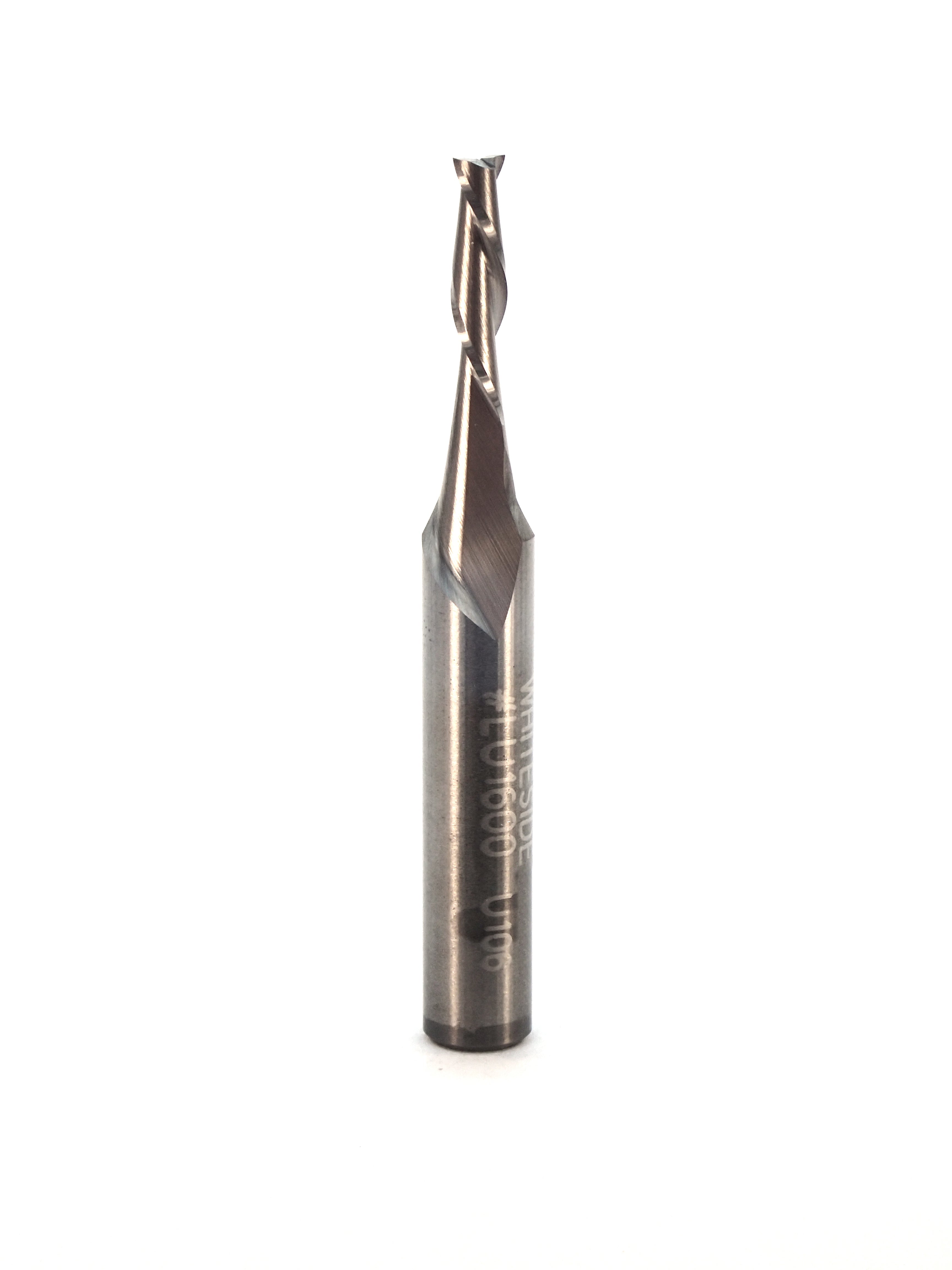 WHITESIDE LU1600 SOLID CARBIDE LEFT HAND UP CUT SPIRAL D=1/8" x 1/2" S=1/4"