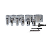 Lenox LXAH3GSET11 Contractor Speed Slot Carbide-Tipped Hole Saw Kit, 15-Piece - image 2