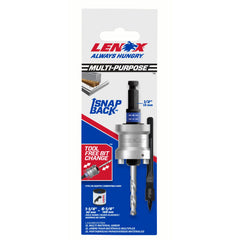 Lenox LXAH9912CPBM 1/2" Shank Quick-Change Carbide Hole Saw Arbor, 1-1/4" to 6" - image 2