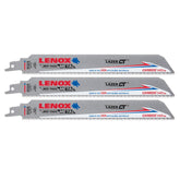Lenox LXAR9110CT-3 9" x 1" x .050" 10 TPI Carbide Tipped Reciprocating Saw Blades, 3-Pack - image 1