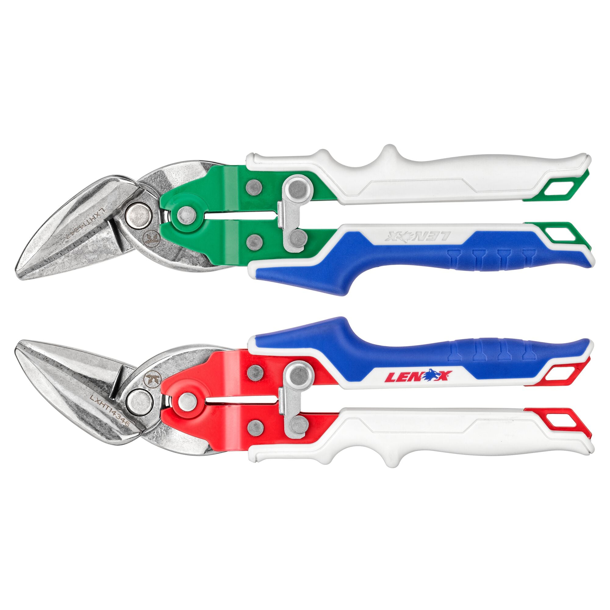 Lenox LXHT14348 2-Piece Offset Left and Right Aviation Snips Set - image 1