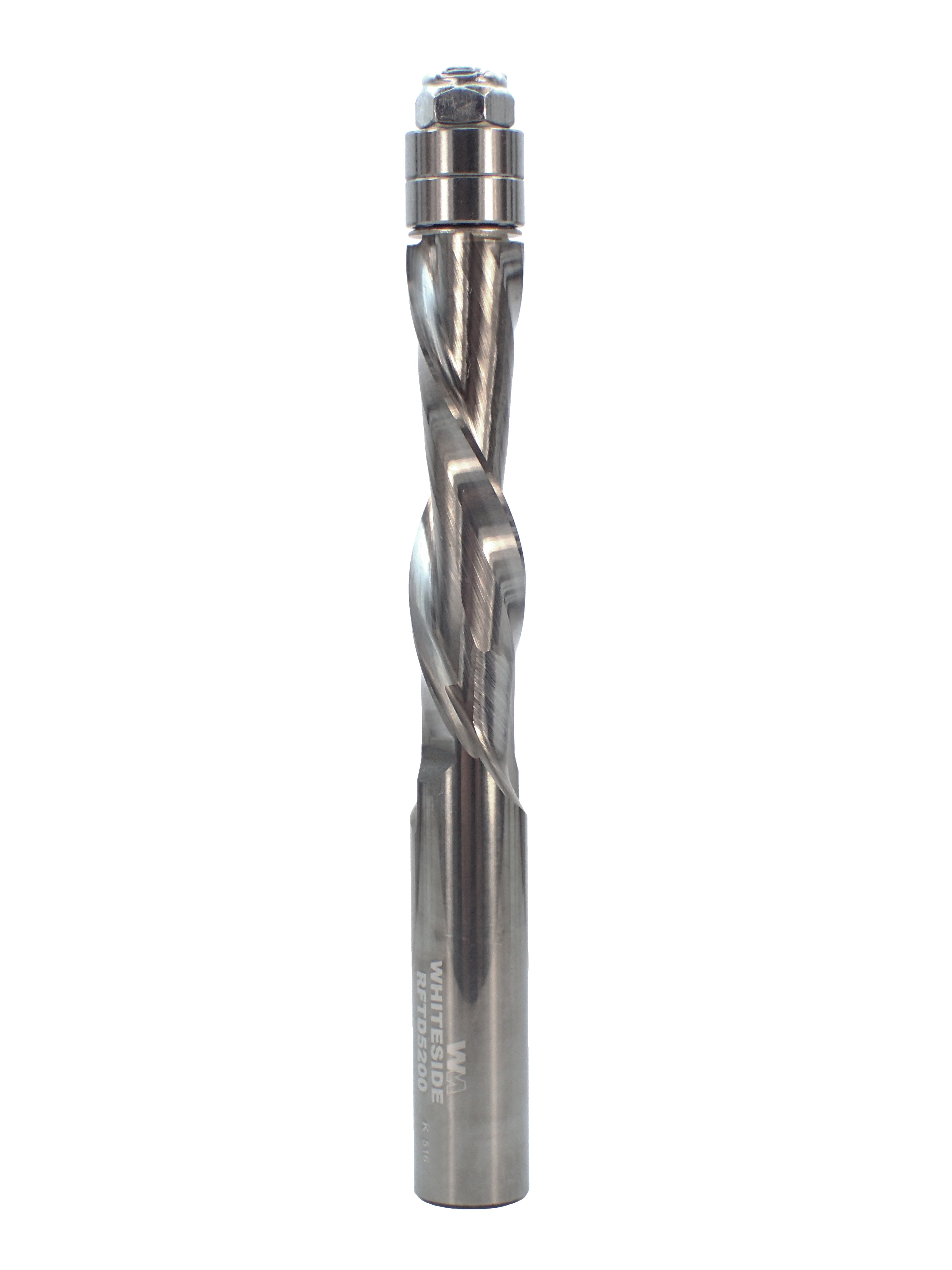 WHITESIDE RFTD5200 SOLID CARBIDE DOWN CUT SPIRAL FLUSH TRIM D=1/2" x 2" S=1/2"