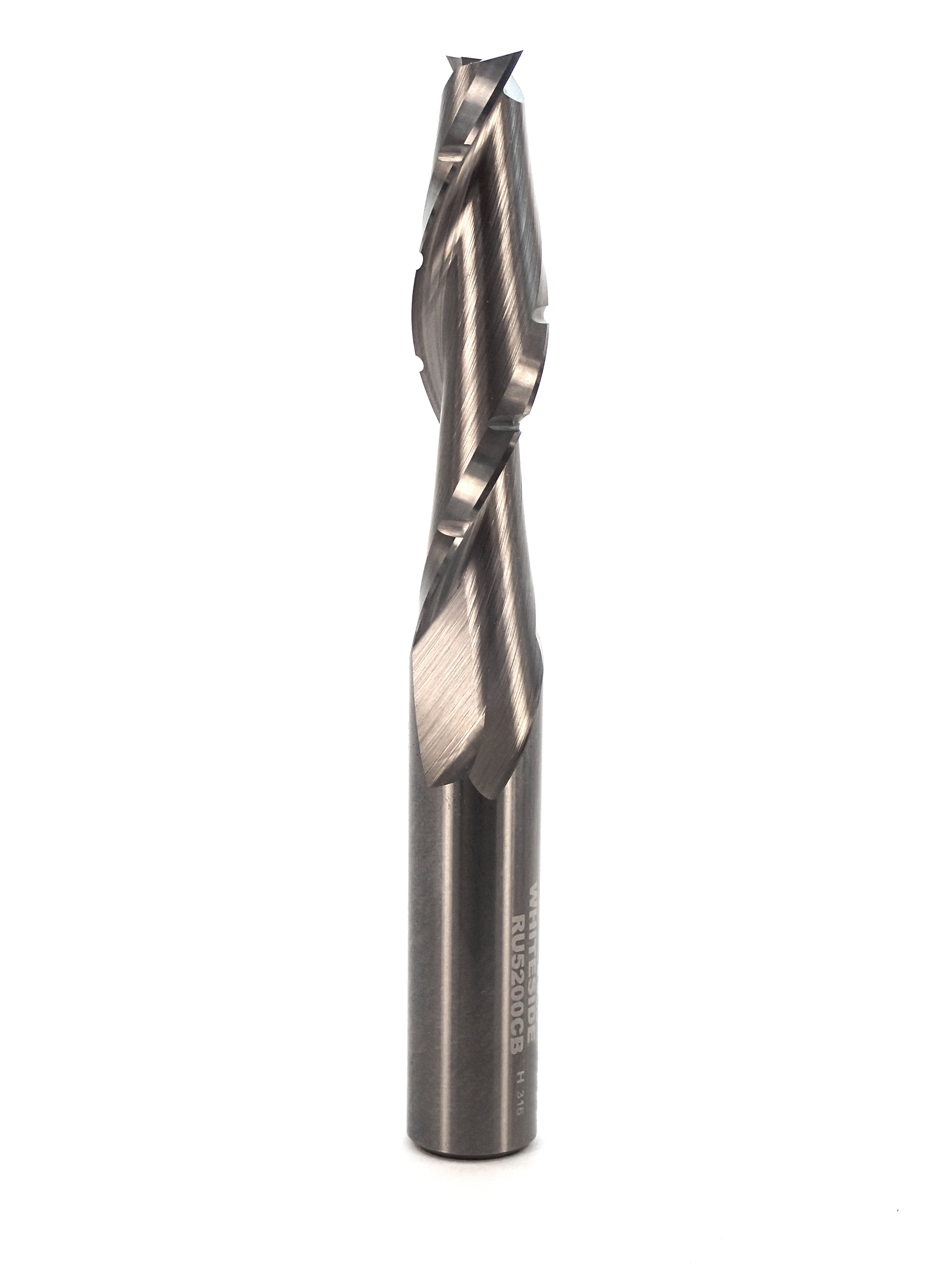 WHITESIDE RU5200CB SOLID CARBIDE UP CUT SPIRAL CHIPBREAKER D=1/2" x 2" S=1/2"