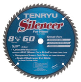 Tenryu SL-21660: 8-1/2" x 60 Tooth Silencer Miter Saw Blade