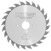 CMT 289.120.24H INDUSTRIAL SCORING ADJUSTABLE 120x2.8-3.6x20mm   T=12+12 FLAT