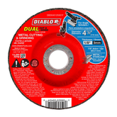 Diablo DBD045125X01F 4-1/2" Type 27 Metal Dual Cut and Grind Disc