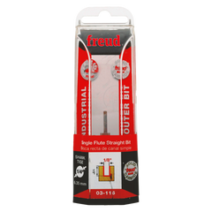 1/8" (Dia.) Single Flute Straight Bit