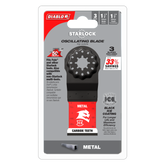 Diablo DOS125CF3 1-1/4" AMPED™ Steel Demon™ Starlock Carbide Teeth Oscillating Blades for Metal (3-Pack)