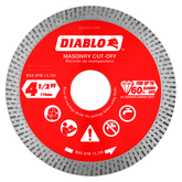 Diablo DMADC0450 4-1/2" Diamond Continuous Rim Masonry Cut-Off Disc