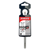 Diablo DMAPL2140 1/4" x 4" x 6" SDS-Plus 2-Cutter Carbide-Tipped Hammer Drill Bit