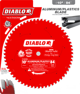 Diablo D1084ND 10" x 84-Teeth Saw Blade for Aluminum & Plastics