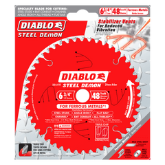 Diablo D0649F 6-3/4" x 48-Teeth Steel Demon™ Saw Blade for Medium Metal