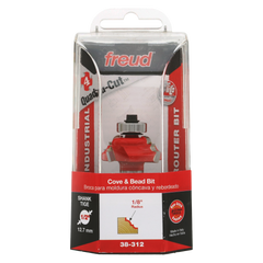 Freud 38-312 1-5/32" (Dia.) Cove & Bead Bit (Quadra-Cut)