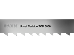 Bahco 3860 Multi-Chip Unset Carbide Tipped TC/TCD Bandsaw Blades