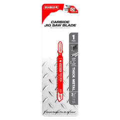 Diablo DJT155HHM 3-3/5" 10TPI Carbide Jig Saw Blade for Thick Metal