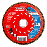 Diablo DCX060040X01F 6" 40-Grit X-LOCK Steel Demon™ Flap Disc for Metal
