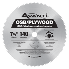 Avanti A07140A Avanti 7-1/4" X 140t Plywood