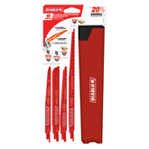 Diablo DS006S 6 pc Bi-Metal Reciprocating Saw Blade Set for Wood and Metal Demolition (6-Piece)