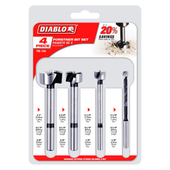 Diablo FB-104 4 pc Forstner Bit Set for Wood (4-Piece)
