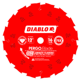 Diablo D1216LF 12" x 16-Teeth PergoBlade™ Saw Blade for Laminate and Wood Flooring