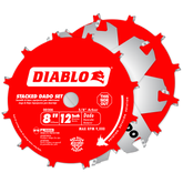 Diablo DD208H 8" x 12-Teeth Carbide Stacked Dado Saw Blade Set