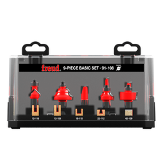Freud 91-108 9 Piece Basic Bit Set (1/2" Shank)