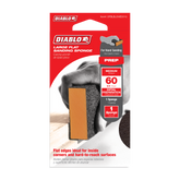 Diablo DFBLBLOMED01G 5" x 3" x 1" 60-Grit Large Flat Edge Sanding Sponge