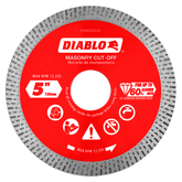 Diablo DMADC0500 5" Diamond Continuous Rim Masonry Cut-Off Disc