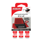 Diablo DFB234ANGH01G 2-3/4" x 5" Reusable Angled Hand Sanding Block