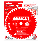 Diablo D0641X 6-1/2" x 40 Tooth Finish Trim Saw Blade