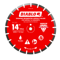 Diablo DMADA1400 14" Diamond Segmented Blade for Asphalt