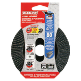 Diablo DCX045080N01F 4-1/2" 80-Grit Type 29 Steel Demon™ Flap Disc for Metal