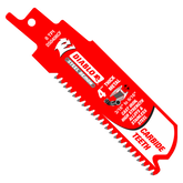 Diablo DS0408CF3 4" 8TPI Steel Demon™ Carbide Teeth Reciprocating Saw Blades for Thick Metal (3-Pack)