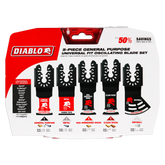 Diablo DOU5S 5 pc Universal Fit General Purpose Oscillating Blade Set (5-Piece)