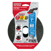 Diablo DCX070060B01F 7" 60-Grit Steel Demon™ Flap Disc for Metal