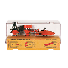 Freud 97-250 3 Piece Premier Adjustable Cabinet Bit Set