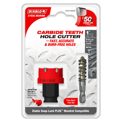 Diablo DHS1000CF 1" Steel Demon™ Carbide Teeth Hole Cutter