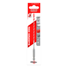 Diablo DMARG1020 5/32" x 3" x 6" SPEEDemon™ Red Granite Carbide Tipped Hammer Drill Bit