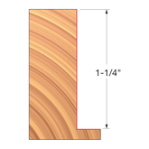 Freud UP147-IC 3-9/16" x 1-1/4" x 1-1/4" Straight Edge Cutter