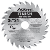 Avanti A0324X AVANTI 3-3/8 X 24T FINISH