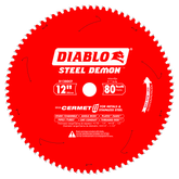 Diablo D1280CF 12" x 80-Teeth Steel Demon™ Cermet II Saw Blade for Thin Metal