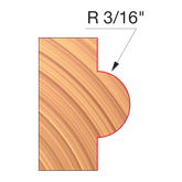 Freud UP121-IC 3-9/16" x 13/16" x 1-1/4" Concave Radius Cutters