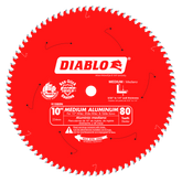 Diablo D1080N 10" x 80-Teeth Saw Blade for Medium Aluminum